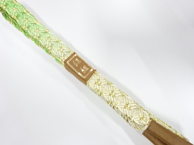 未使用品　正絹　手組帯締め